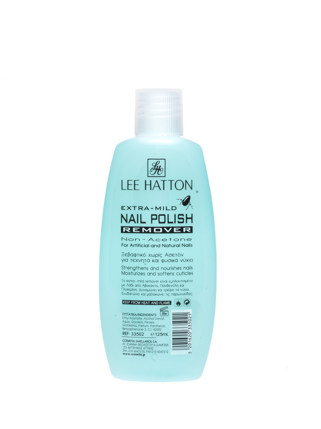 Lee Hatton Extra Mild Nail Polish Remover Non-Acetone